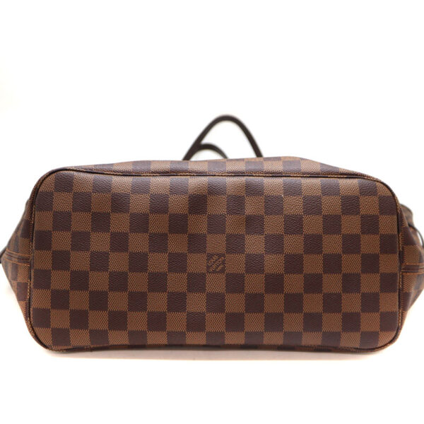 a22 8186 6 Louis Vuitton Neverfull MM Tote Bag Damier Canvas Brown