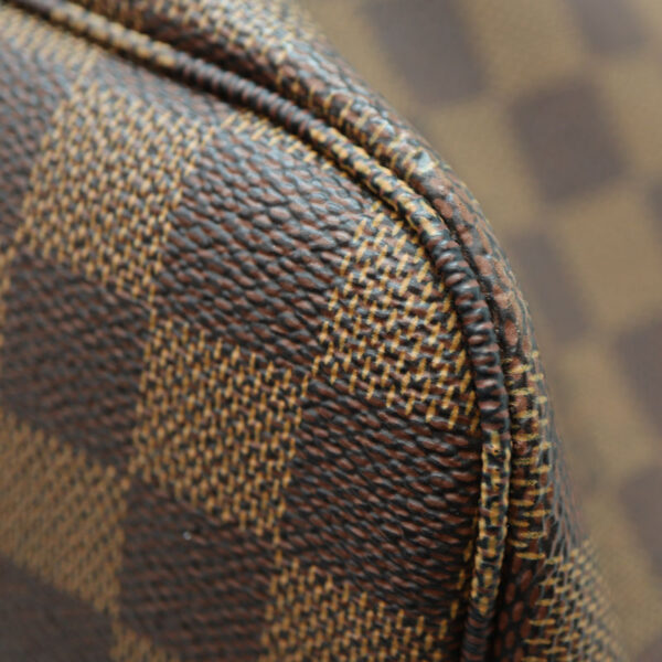 a22 8186 8 Louis Vuitton Neverfull MM Tote Bag Damier Canvas Brown