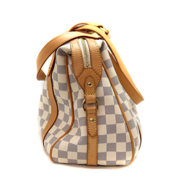 a22 8260 3 Louis Vuitton Stresa PM Handbag Damier Canvas White