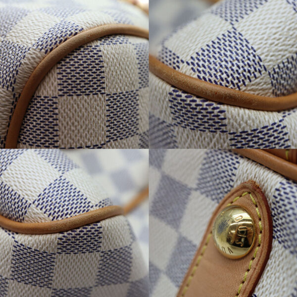 a22 8260 6 Louis Vuitton Stresa PM Handbag Damier Canvas White