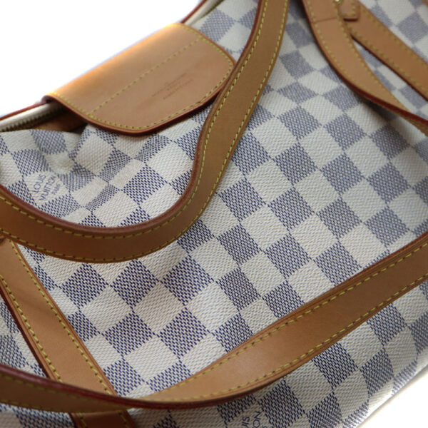 a22 8260 8 Louis Vuitton Stresa PM Handbag Damier Canvas White