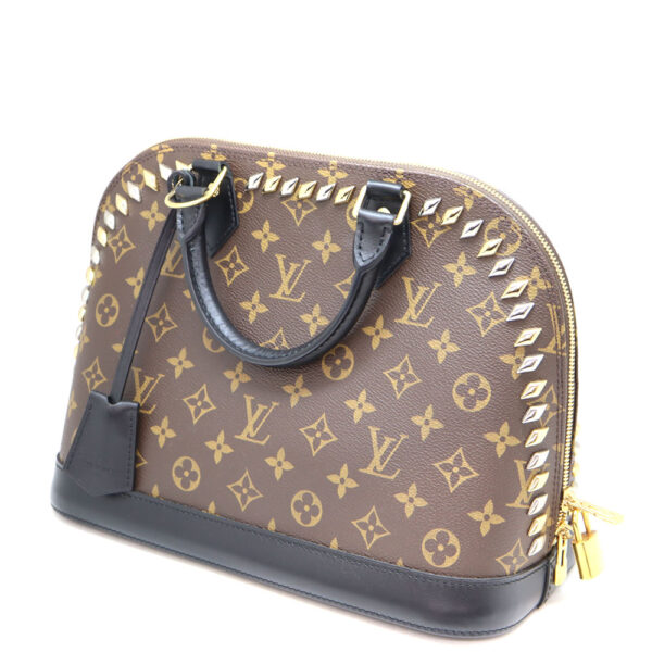 a22 8324 1 Louis Vuitton Alma PM Handbag Monogram Canvas Black