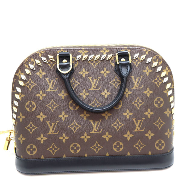 a22 8324 3 Louis Vuitton Alma PM Handbag Monogram Canvas Black