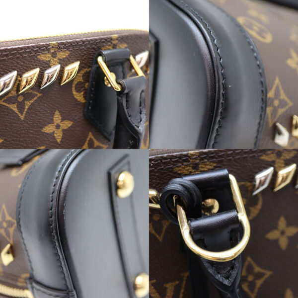 a22 8324 7 Louis Vuitton Alma PM Handbag Monogram Canvas Black