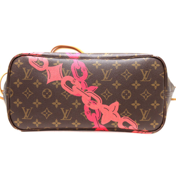 a22 8405 6 Louis Vuitton Neverfull MM Tote Bag Monogram Canvas Pink