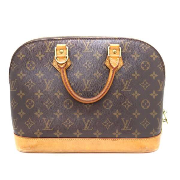 a22 8484 2 Louis Vuitton Alma PM Handbag Monogram Canvas Brown