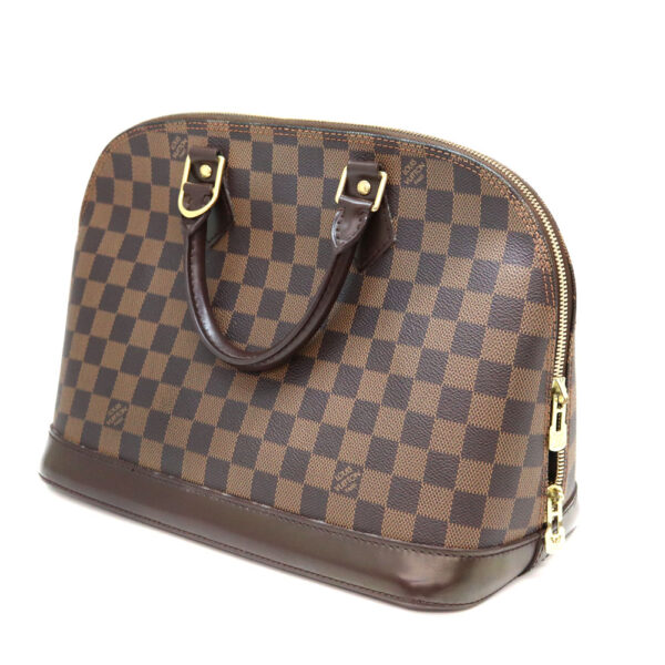 a22 8555 1 Louis Vuitton Alma Handbag Damier Canvas Brown