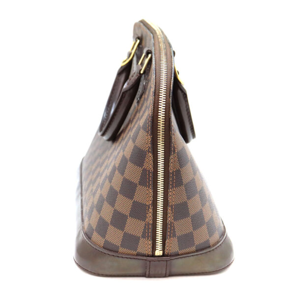 a22 8555 5 Louis Vuitton Alma Handbag Damier Canvas Brown