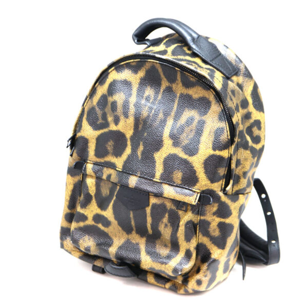 a22 8671 1 Louis Vuitton Palm Springs PM Backpack Animal Canvas Brown Black