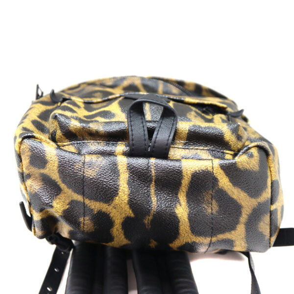 a22 8671 6 Louis Vuitton Palm Springs PM Backpack Animal Canvas Brown Black