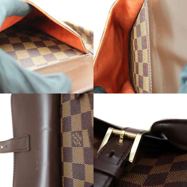 a22 8672 9 Louis Vuitton Uzes Tote Bag Damier Canvas Brown