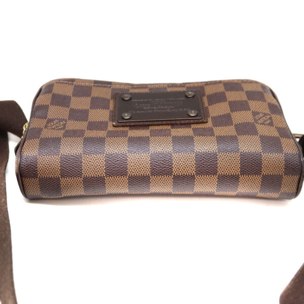 a22 8707 7 Louis Vuitton Bum Bag Brooklyn Body Bag Damier Canvas Brown