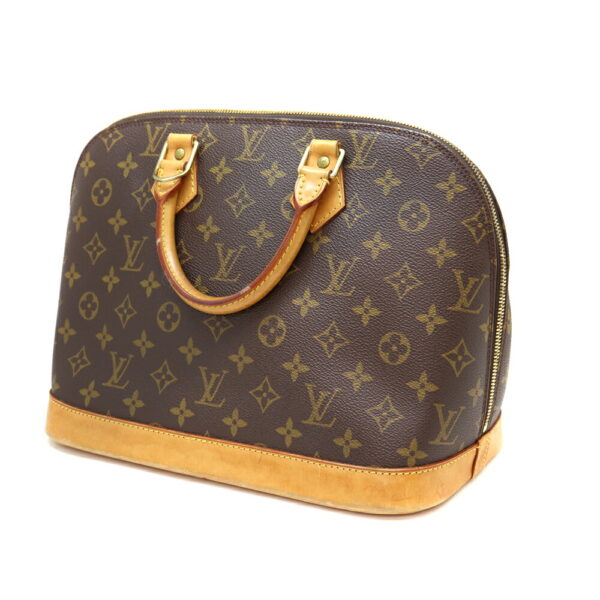 a22 8757 1 Louis Vuitton Alma PM Handbag Monogram Canvas Brown