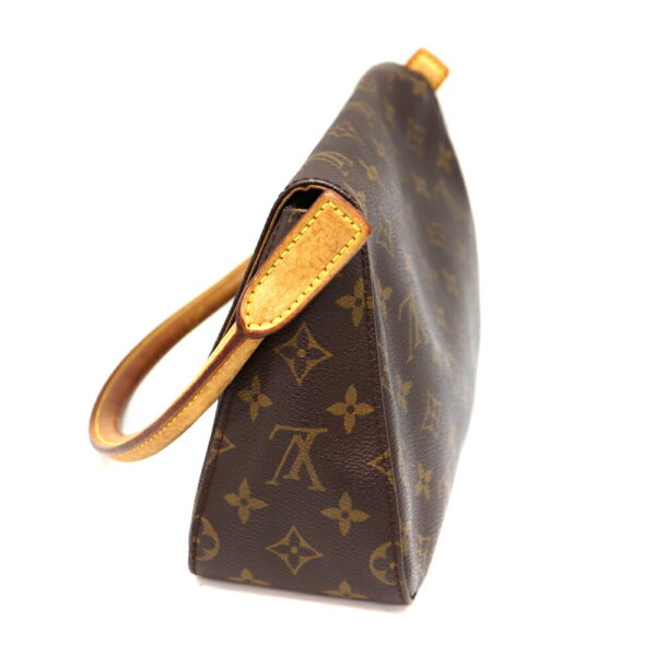 a22 8759 4 Louis Vuitton Mini Looping Shoulder Bag Monogram Canvas Brown