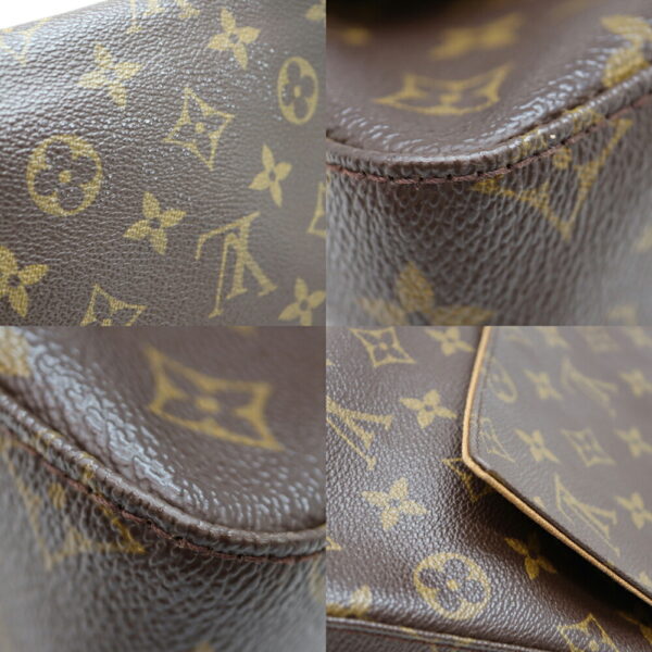 a22 8759 7 Louis Vuitton Mini Looping Shoulder Bag Monogram Canvas Brown