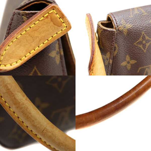 a22 8759 8 Louis Vuitton Mini Looping Shoulder Bag Monogram Canvas Brown