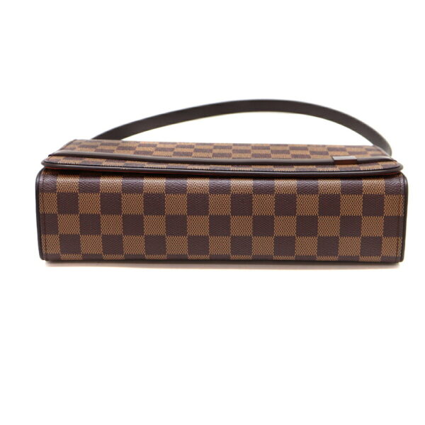 a22 8760 8 Louis Vuitton Tribeca Carre Handbag Damier Canvas Brown