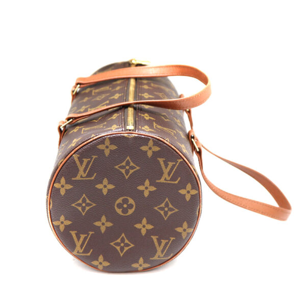 a22 8953 3 Louis Vuitton Papillon 30 Handbag Monogram Canvas Brown