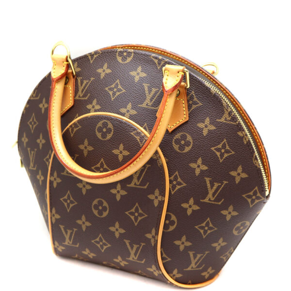 a22 9313 1 Louis Vuitton Ellipse PM Handbag Monogram Canvas Brown