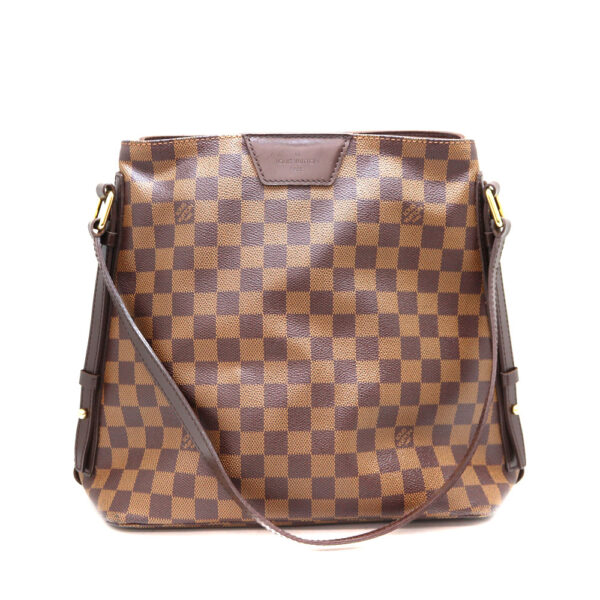 a22 9374 1 Louis Vuitton Hippo Rivington Tote Bag Damier Canvas Brown