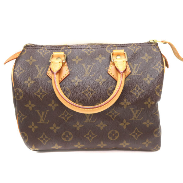 a22 9631 2 Louis Vuitton Speedy 25 Handbag Monogram Canvas Brown