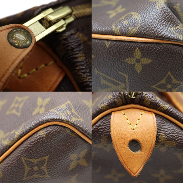 a22 9631 7 Louis Vuitton Speedy 25 Handbag Monogram Canvas Brown