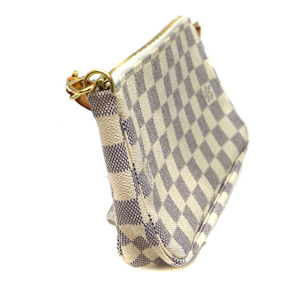 a22 9680 4 Louis Vuitton Pochette Accessoire Pouch Damier Canvas White