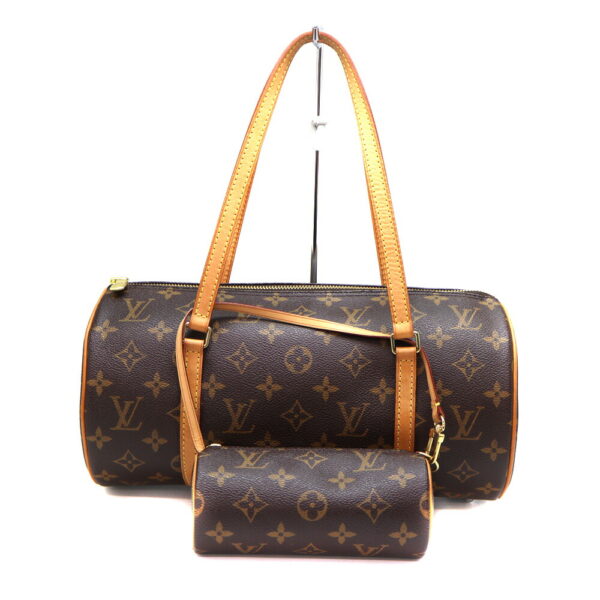 a23 10148 1 Louis Vuitton Papillon 30 Handbag Monogram Canvas Brown