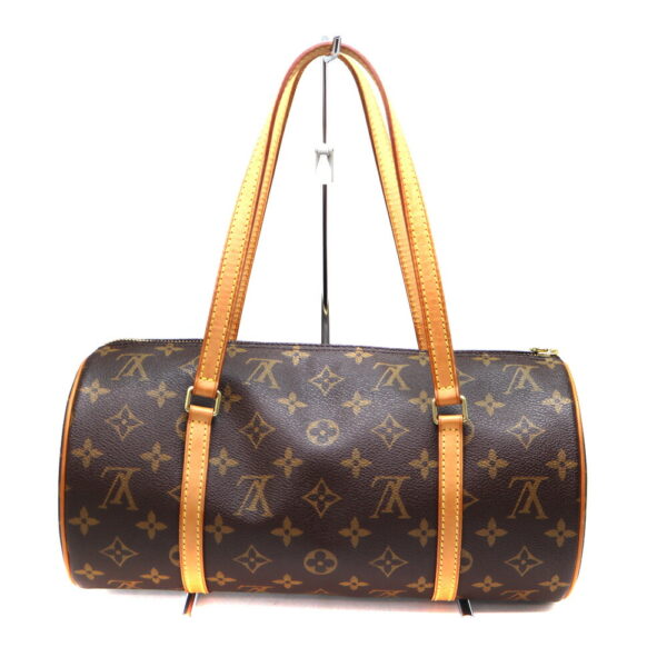 a23 10148 2 Louis Vuitton Papillon 30 Handbag Monogram Canvas Brown