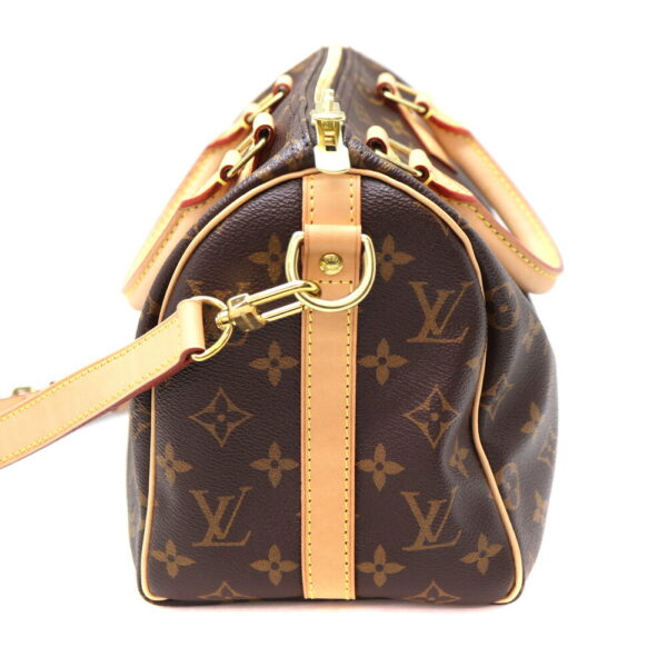 a23 10204 3 Louis Vuitton Speedy Bandouliere 25 Monogram Canvas Brown