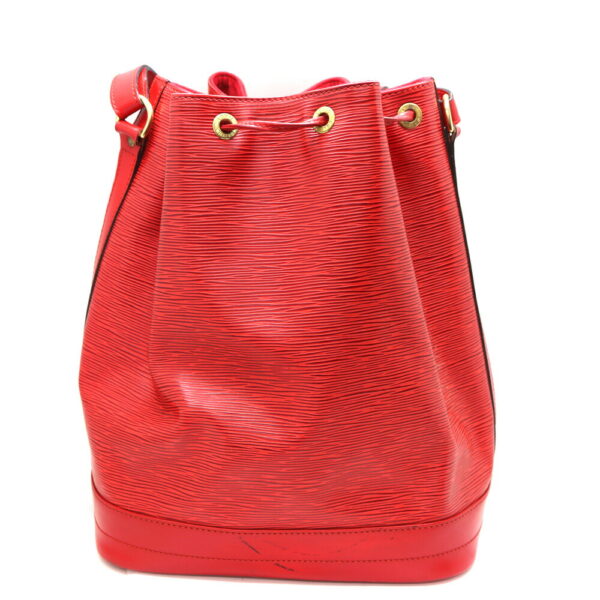 a23 10269 3 Louis Vuitton Noe Handbag Epi Leather Red