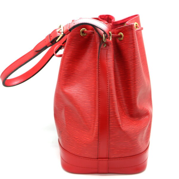 a23 10269 4 Louis Vuitton Noe Handbag Epi Leather Red