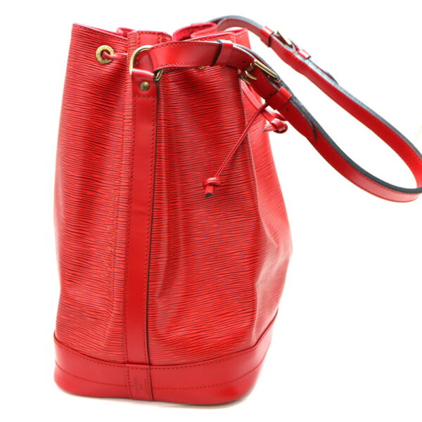 a23 10269 5 Louis Vuitton Noe Handbag Epi Leather Red