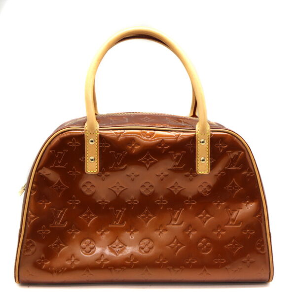 a23 10668 2 Louis Vuitton Tompkins Square Handbag Monogram Vernis Brown