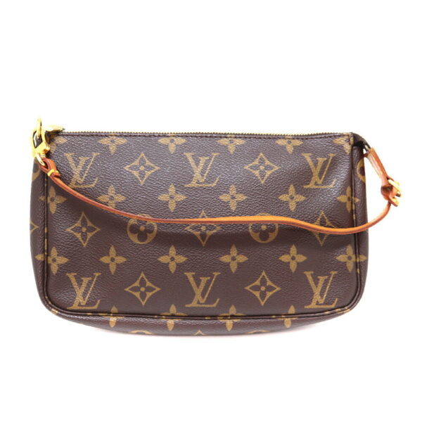 a23 10782 1 Louis Vuitton Pochette Accessory Pouch Monogram Canvas Brown