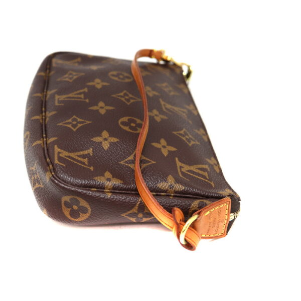 a23 10782 3 Louis Vuitton Pochette Accessory Pouch Monogram Canvas Brown