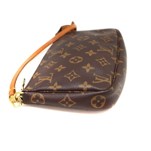 a23 10782 4 Louis Vuitton Pochette Accessory Pouch Monogram Canvas Brown