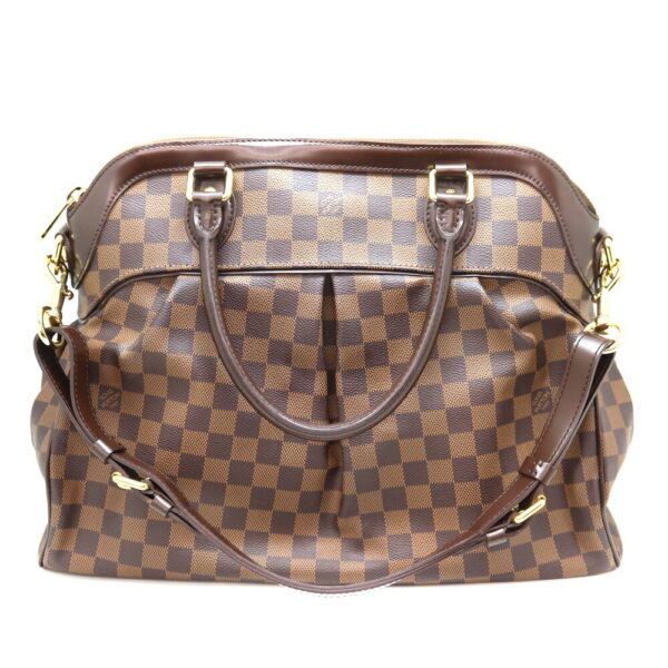 a23 10787 1 Louis Vuitton Trevi GM Handbag Damier Canvas Brown