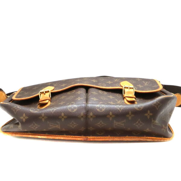 a23 10884 5 Louis Vuitton Gibessière GM Shoulder Bag Monogram Canvas Brown