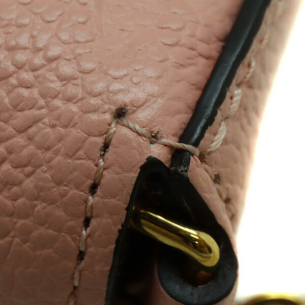 a23 109 10 Louis Vuitton Pochette Félicie Shoulder Bag Empreinte Leather Pink