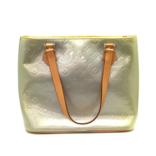 a23 10941 2 Louis Vuitton Houston Handbag Monogram Vernis Green