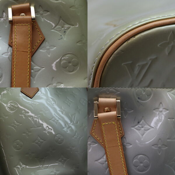 a23 10941 6 Louis Vuitton Houston Handbag Monogram Vernis Green