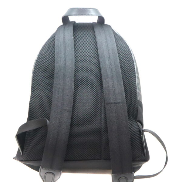 a23 11029 2 Fendi Backpack Rucksack Leather Nylon Black