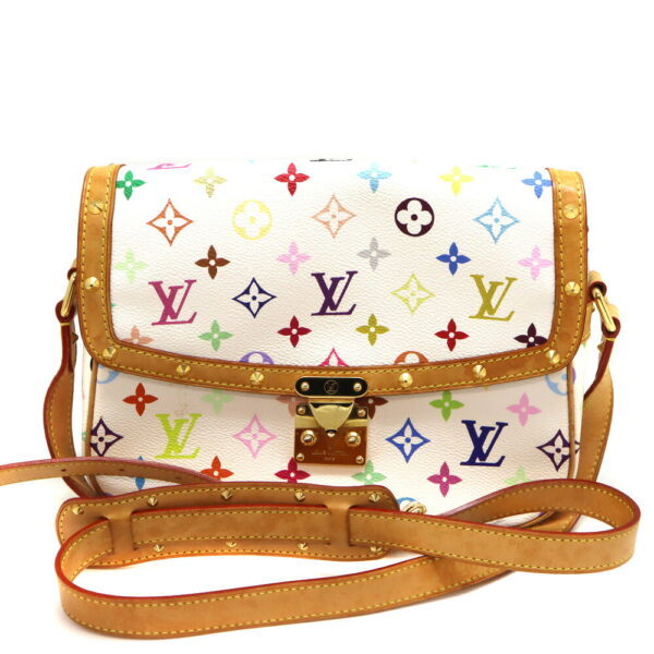 a23 11061 1 Louis Vuitton Sologne Shoulder Bag Monogram Multicolor White