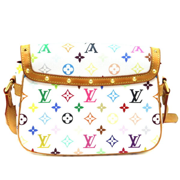 a23 11061 2 Louis Vuitton Sologne Shoulder Bag Monogram Multicolor White