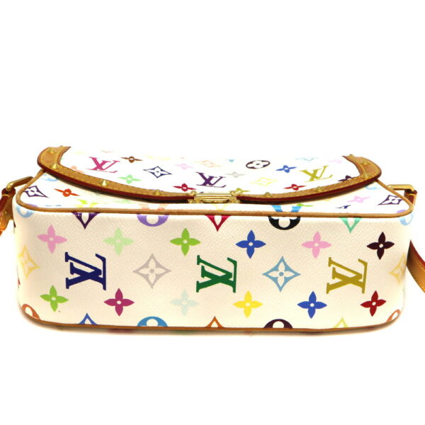 a23 11061 5 Louis Vuitton Sologne Shoulder Bag Monogram Multicolor White