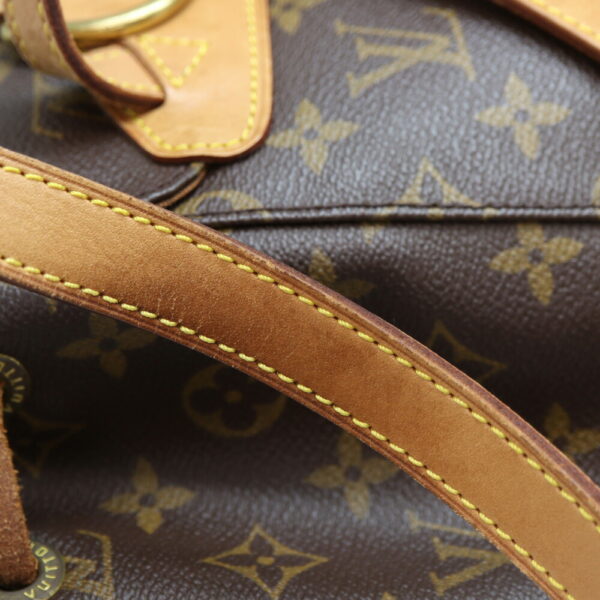 a23 11177 8 Louis Vuitton Montsouris MM Rucksack Monogram Canvas Brown