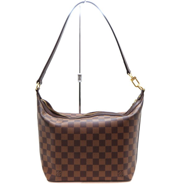 a23 11290 2 Louis Vuitton Illovo MM Handbag Damier Canvas Ebene Brown