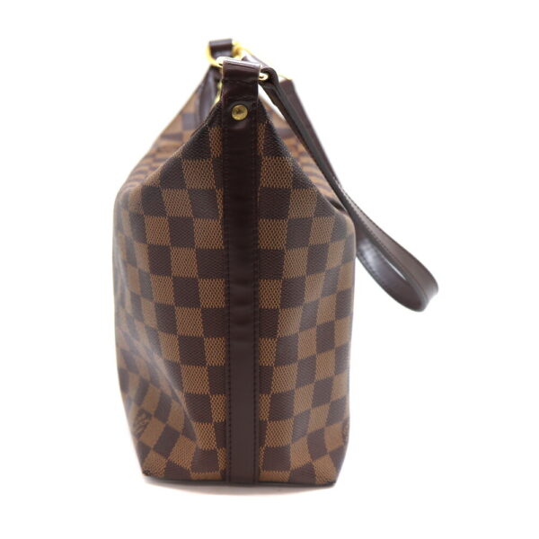 a23 11290 3 Louis Vuitton Illovo MM Handbag Damier Canvas Ebene Brown