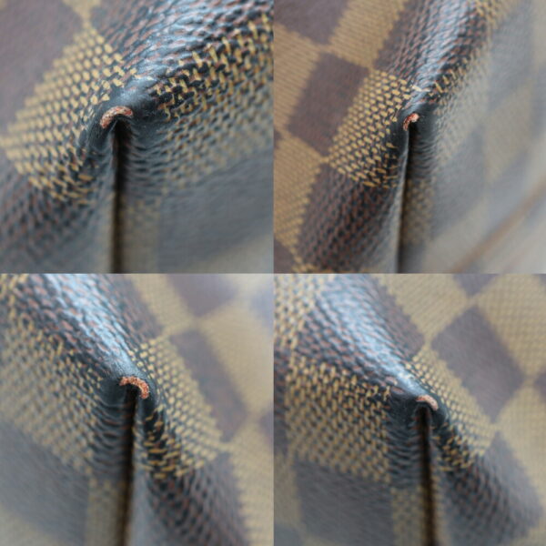 a23 11290 6 Louis Vuitton Illovo MM Handbag Damier Canvas Ebene Brown